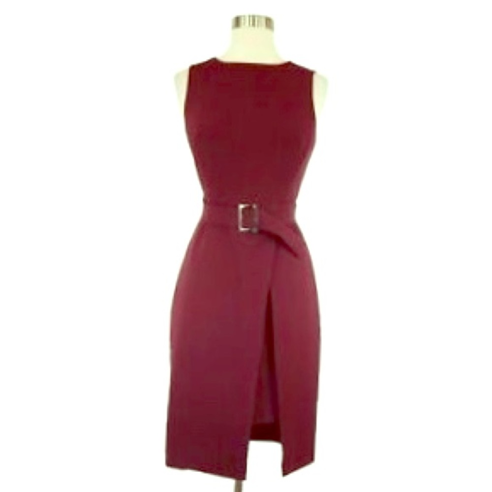 NEW WHBM Belted sheath dress